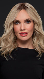 GWYNETH by Jon Renau in 22F16S8 VENICE BLONDE | Light Ash Blonde and Light Natural Blonde Blend Shaded with Medium Brown PPC MAIN IMAGE FB MAIN IMAGE