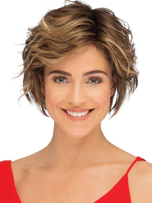 PRESTON by ESTETICA in CKISSRT4 | Golden Brown w/Copper Blonde Highlights & Dark Brown Roots PPC MAIN IMAGE FB MAIN IMAGE