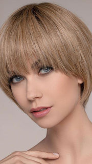 With an impeccable extended lace front, it allows you to wear the bangs down or up and away from the face