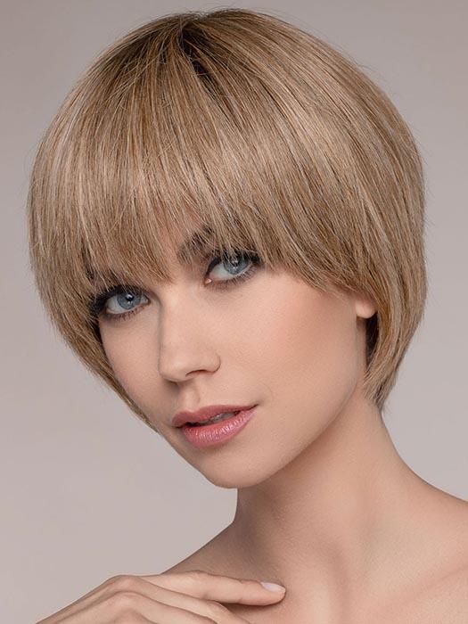 With an impeccable extended lace front, it allows you to wear the bangs down or up and away from the face