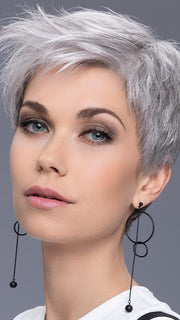 STEP by ELLEN WILLE in SNOW-MIX | Pure Silver White with 10% Medium Brown & Silver White with 5% Light Brown blend PPC MAIN IMAGE FB MAIN IMAGE