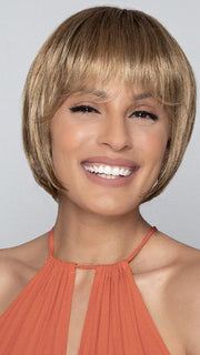 CAMEO CUT by Gabor in GL14-16SS HONEY TOAST | Chestnut Brown base blends into multi-dimensional tones of Medium Brown and Dark Golden Blonde