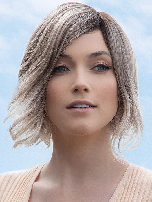 SAFI by RENE OF PARIS in MELTED MARSHMALLOW | Subtly warm dark sandy blonde blend with medium brown roots and light ash blonde tips and highlights PPC MAIN IMAGE FB MAIN IMAGE