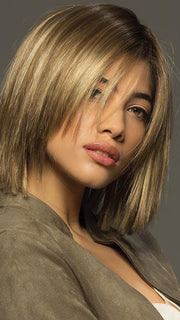 Her lace front with lace part means you'll enjoy off-the-face styling with a natural-looking hairline and realistic scalp.