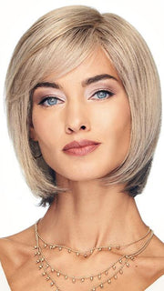 PARADOX by Gabor in G17+ VANILLA MIST | Cool, ash blonde with lighter tones through the top and sides, progressing to a deeper ash blonde nape PPC MAIN IMAGE FB MAIN IMAGE