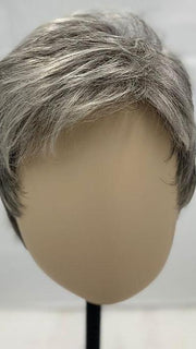 DEBBIE by ELLEN WILLE in SALT-PEPPER-MIX 39.51.44 | Light Natural Brown with 75% Gray, Medium Brown with 70% Gray and Pure White Blend