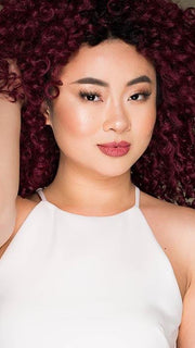 DIVA by Rene of Paris in PLUM-DANDY | Blend of Burgundy and Subtle Plum with Dark Brown Roots