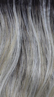 SHADOWED-CUSTARD | Warm Blonde with Light Blonde Blended Highlights and a Medium Brown Root