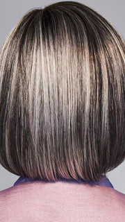HIGH SOCIETY by GABOR in GL44-66SS SUGARED NICKEL | Deep charcoal base blends into multi-dimensional tones of medium grey with steely white highlights