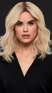 MARGOT by JON RENAU in FS24/102S12 LAGUNA BLONDE | Light Natural Gold Blonde with Pale Natural Gold Blonde Bold Highlights, Shaded with Light Gold Brown PPC MAIN IMAGE FB MAIN IMAGE
