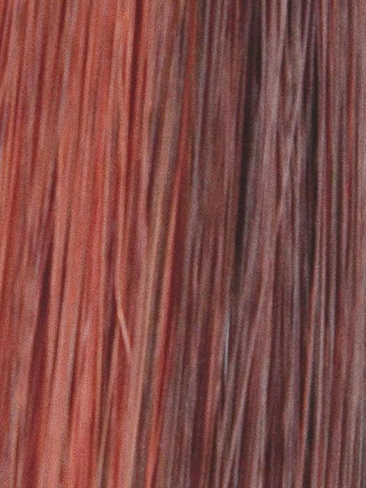 SHEER-PLUM | Dark Auburn and Bright Red blend