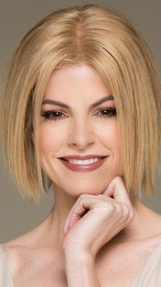 COSMO bY ELLEN WILLE in SANDY BLONDE MIX | Medium Honey Blonde, Light Ash Blonde, and Lightest Reddish Brown blend