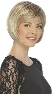 SANDRA by ESTETICA in RH1488RT8 | Dark Blonde w/Light Copper Blonde Highlights & Golden Brown Roots