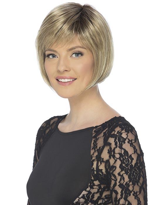 SANDRA by ESTETICA in RH1488RT8 | Dark Blonde w/Light Copper Blonde Highlights & Golden Brown Roots PPC MAIN IMAGE FB MAIN IMAGE