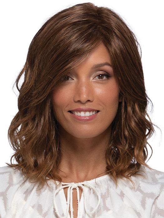PETITE BERLIN by Estetica in RTH6/28 | Chestnut Brown with Subtle Auburn Highlights and Auburn Tipped Ends PPC MAIN IMAGE