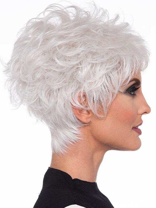Texture rules the day with this modern play on the classic nape-hugging pixie