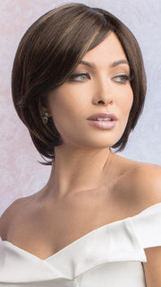BECKY by Rene of Paris in COFFEE-LATTE | Dark Brown with Evenly Blended Honey Brown Highlights