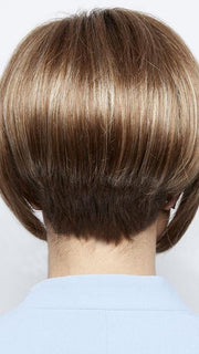ANGIE by RENE OF PARIS in MAPLE-SUGAR-R | Dark with Light Honey Brown base with Strawberry Blonde highlights with Dark Roots