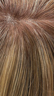 12FS8 SHADED PRALINE Medium Natural Gold Blonde, Light Gold Blonde, Pale Natural Blonde Blend, Shaded with Dark Brown