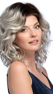 FINN by ESTETICA in VANILLA-MACCHIATO | Light Chestnut Brown Base with Light Brown, Golden Blonde, and Icy Blonde Highlights