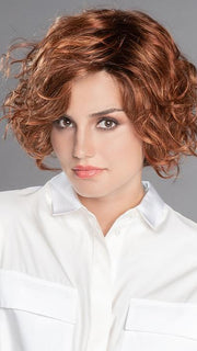 MOVIE STAR by ELLEN WILLE in SAFRAN RED ROOTED 29.28.33.130 | Dark Copper Red, Copper Red, and Light Copper Red Blend with Dark Auburn Roots