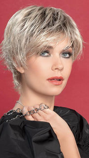 OPEN by ELLEN WILLE in LIGHT CHAMPAGNE ROOTED 23.26.25 | Light Beige Blonde, Medium Honey Blonde, and Platinum Blonde blend with Dark Roots PPC MAIN IMAGE FB MAIN IMAGE