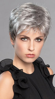 DEBBIE by ELLEN WILLE in SALT-PEPPER-MIX 39.51.44 | Light Natural Brown with 75% Gray, Medium Brown with 70% Gray and Pure White Blend PPC MAIN IMAGE FB MAIN IMAGE