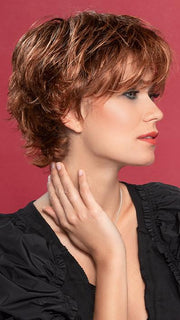 OPEN by ELLEN WILLE in SAFRAN BROWN ROOTED 29.28.33 | Medium Auburn, copper Red and light auburn blend with Med Auburn Roots