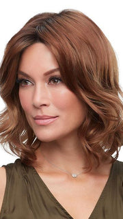 30A27S4 SHADED PEACH | Medium Natural Red & Medium Red-Gold Blonde Blend, Shaded with Dark Brown