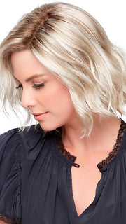 Light Ash Blonde with Pure White Natural Violet, Shaded with Dark Natural Ash Blonde