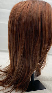 LEVEL by ELLEN WILLE in AUBURN MIX | Dark Auburn, Bright Copper Red, and Warm Medium Brown blend
