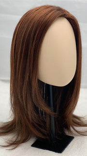 LEVEL by ELLEN WILLE in AUBURN MIX | Dark Auburn, Bright Copper Red, and Warm Medium Brown blend
