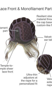 SWEET TALK LARGE by Gabor Cap Construction | Lace Front & Monofilament Part