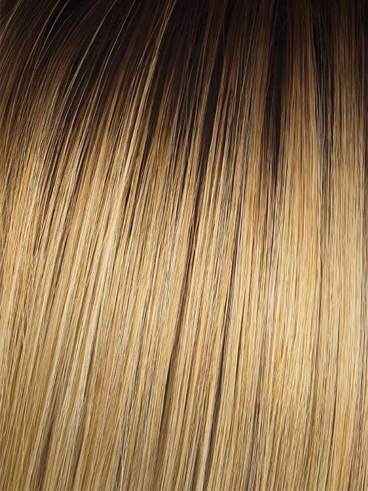 SS-MEDIUM-BLONDE | Golden Blonde with salon highlights with Dark Roots