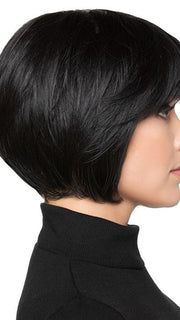 The sculpted lace front creates an undetectable hairline
