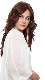 LIZ B by  WIG PRO in OPUS-ONE Blend of Medium Chestnut Brown, Medium Auburn and Dark Auburn
