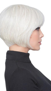 A geometric blunt cut style