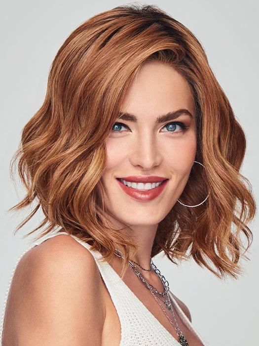 SIMMER ELITE by Raquel Welch in RL29/33SS ICED PUMPKIN SPICE | Strawberry Blonde Shaded with Dark Red-Brown PPC MAIN IMAGE FB MAIN IMAGE