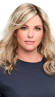HEIDI by Jon Renau in 22F16S8 VENICE BLONDE | Light Ash Blonde and Light Natural Blonde Blend Shaded with Medium Brown PPC MAIN IMAGE FB MAIN IMAGE