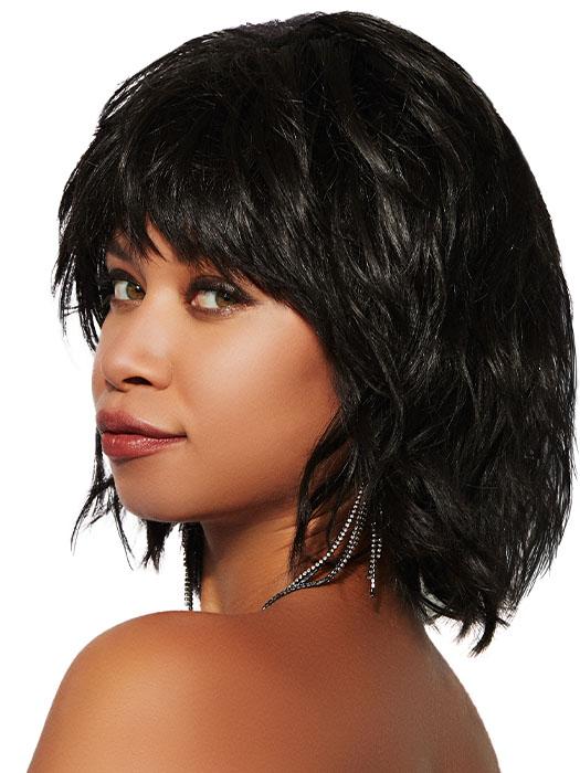 NEW WAVE by TressAllure in COCOA-BEAN | Dark Brown highlighted