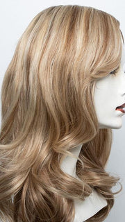 12FS8 | Light Gold Brown, Light Natural Gold Blonde and Pale Natural Gold-Blonde Blend, Shaded with Medium Brown