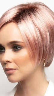 Natural volume on crown achieves a pleasant silhouette