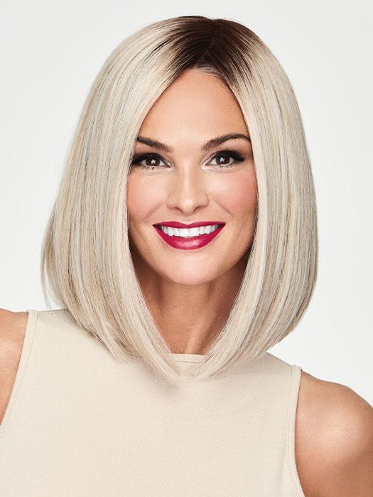 CURRENT EVENTS by Raquel Welch in RL16/22SS SHADED ICED SWEET CREAM | Pale Blonde with Slight Platinum Highlighting and Dark Roots PPC MAIN IMAGE