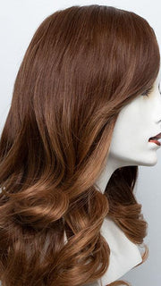 B8-27/30RO | Medium Natural Brown Roots to Midlengths, Medium Red-Gold Blonde Midlengths to Ends