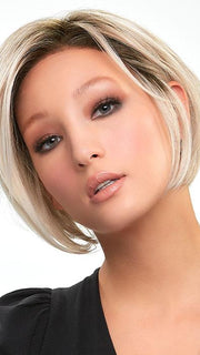 IGNITE PETITE by Jon Renau in FS17/101S18 PALM SPRINGS BLONDE | Light Ash Blonde with Pure White Natural Violet Bold Highlights, Shaded with Dark Natural Ash Blonde FB MAIN IMAGE