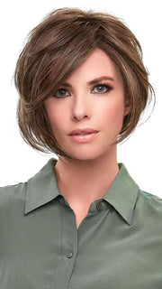 IGNITE LARGE by Jon Renau in 8RH14 MOUSSE CAKE | Medium Brown with 33% Light Natural Ash Blonde Highlights