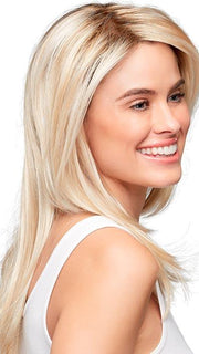ALESSANDRA by Jon Renau in FS24/102S12 LAGUNA BLONDE | Light Natural Gold Blonde with Pale Natural Gold Blonde Bold Highlights, Shaded with Light Gold Brown