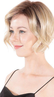 The lace front and partial monofilament on this style give a natural hairline as well as a natural crown.