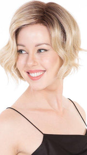 TIA MARIA by BELLETRESS in HONEY WITH CHAI LATTE | Light Golden Brown with Pale Golden Blonde & Medium Golden Blonde Highlights on Top, Medium Brown Roots PPC MAIN IMAGE FB MAIN IMAGE