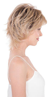 This refined and sassy tousled bob with choppy layers and side fringe is a perfect choice.